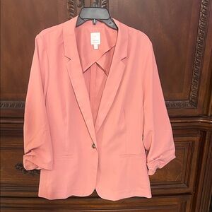 LC Lauren Conrad Coral Blazer